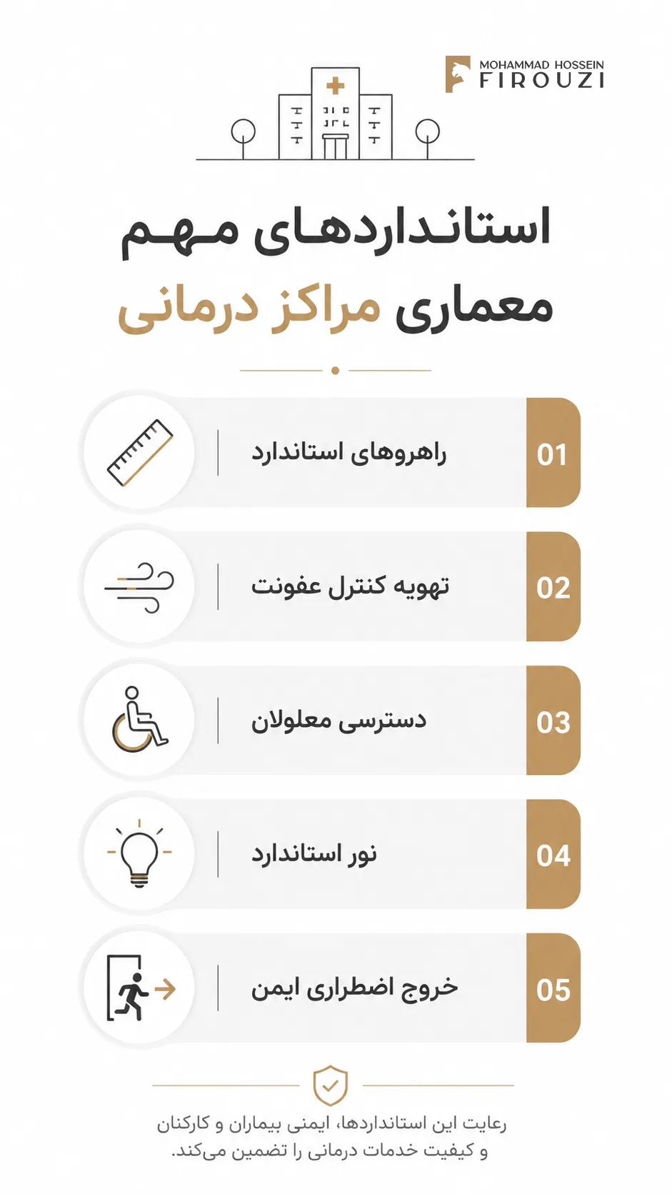 ضوابط معماری بیمارستان
